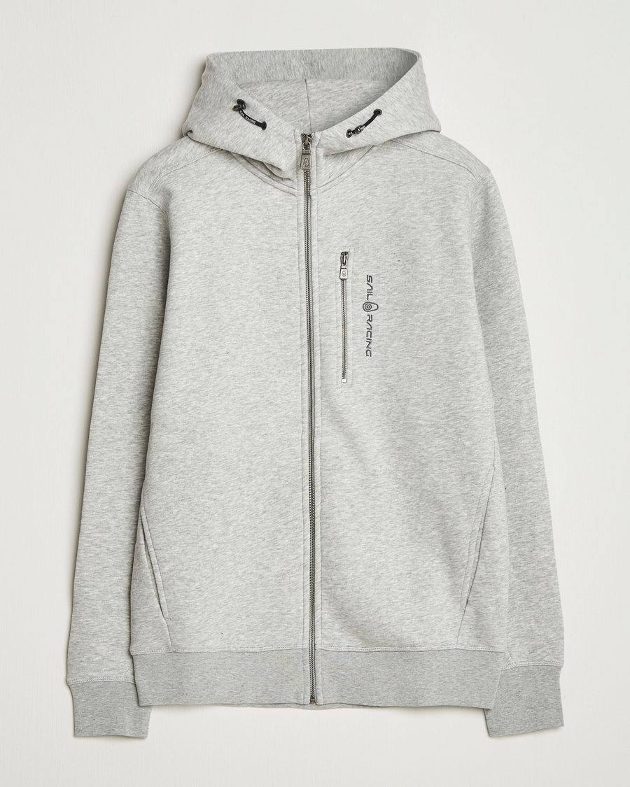 Herr | Tröjor | Sail Racing | Bowman Full Zip Hoodie Grey Melange