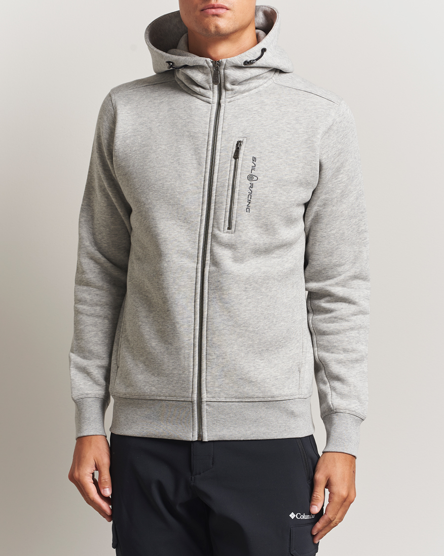 Herr | Tröjor | Sail Racing | Bowman Full Zip Hoodie Grey Melange