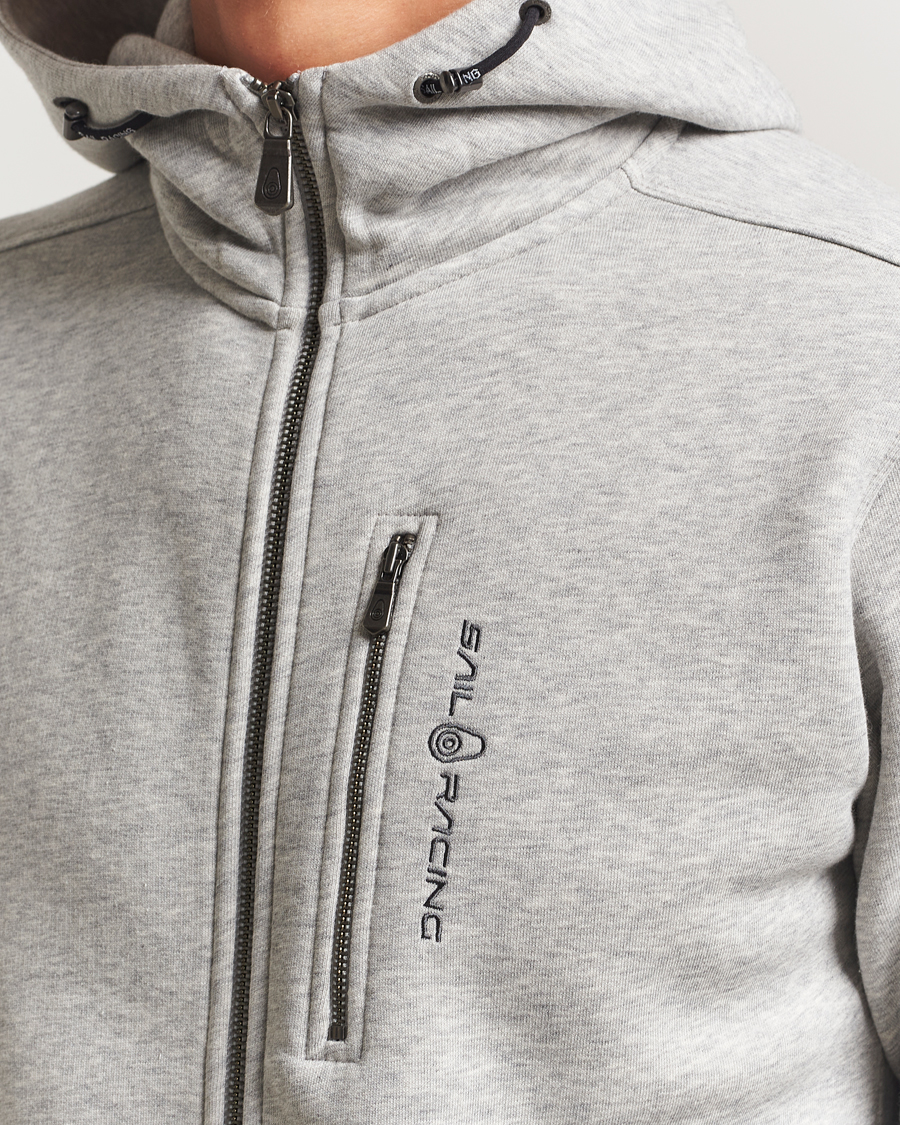 Herr | Tröjor | Sail Racing | Bowman Full Zip Hoodie Grey Melange