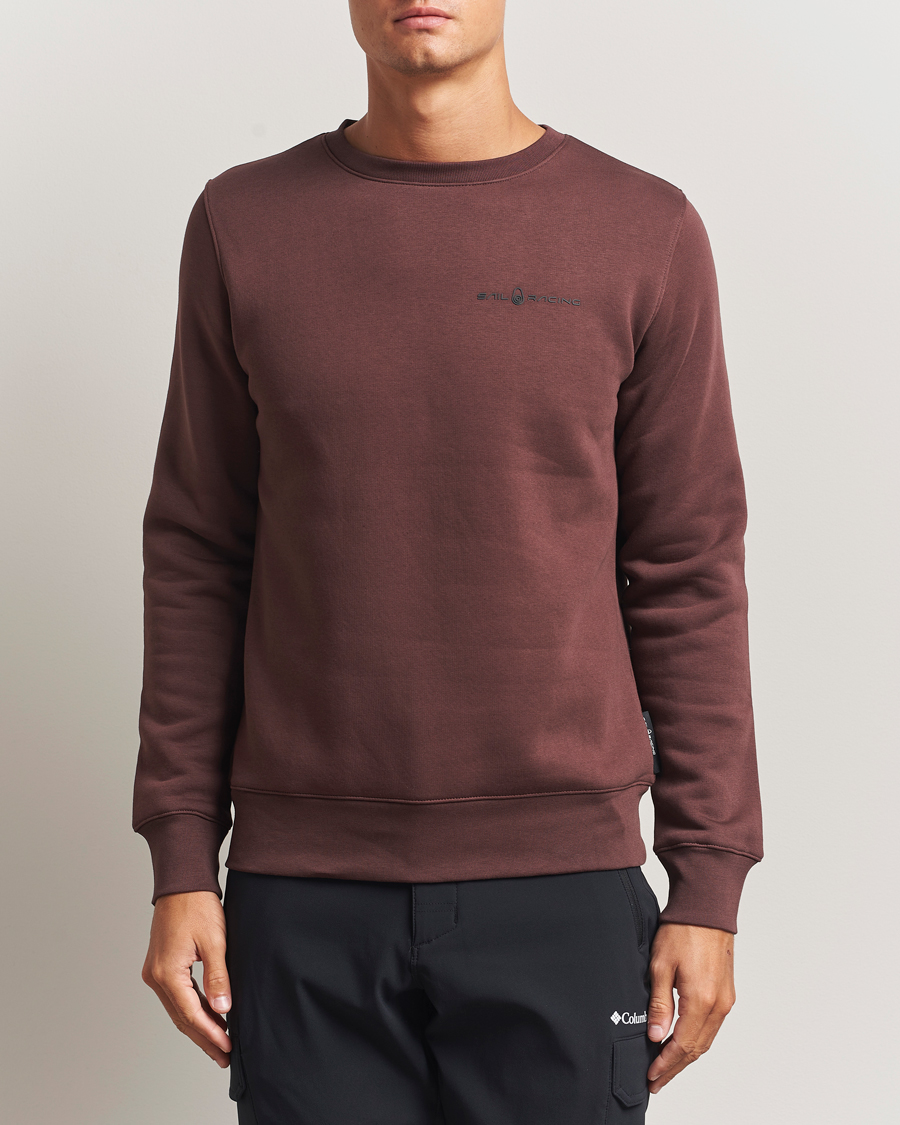 Herr | Tröjor | Sail Racing | Bowman Crew Neck Sweatshirt Dark Brown