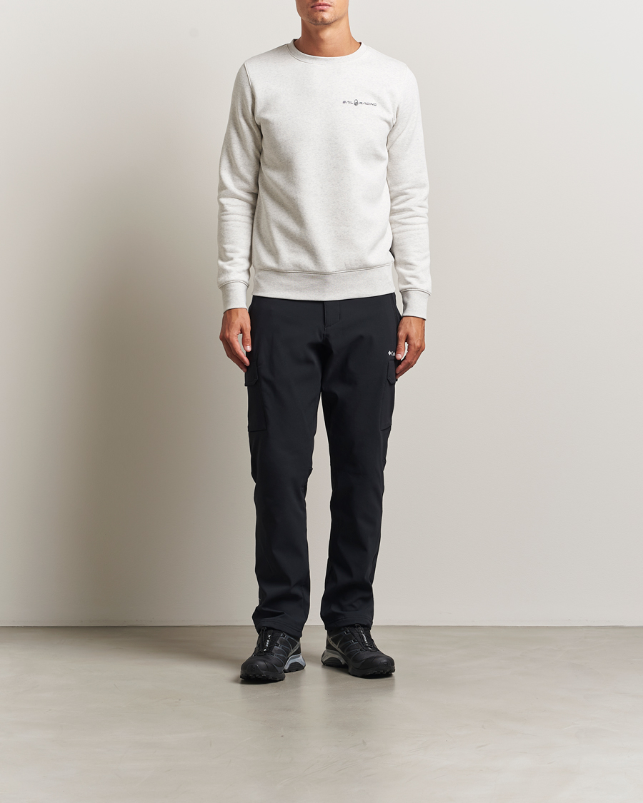 Herr | Tröjor | Sail Racing | Bowman Crew Neck Sweatshirt Light Grey Melange