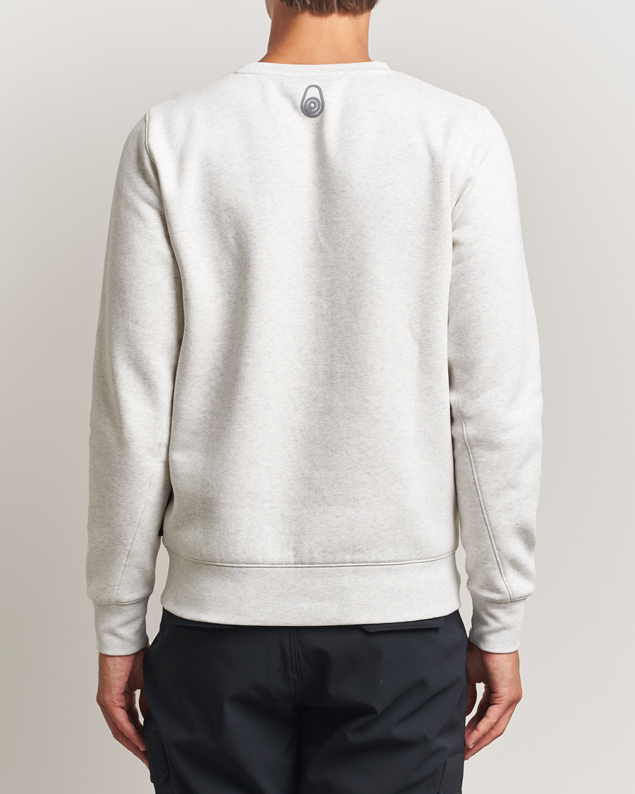 Herr | Tröjor | Sail Racing | Bowman Crew Neck Sweatshirt Light Grey Melange
