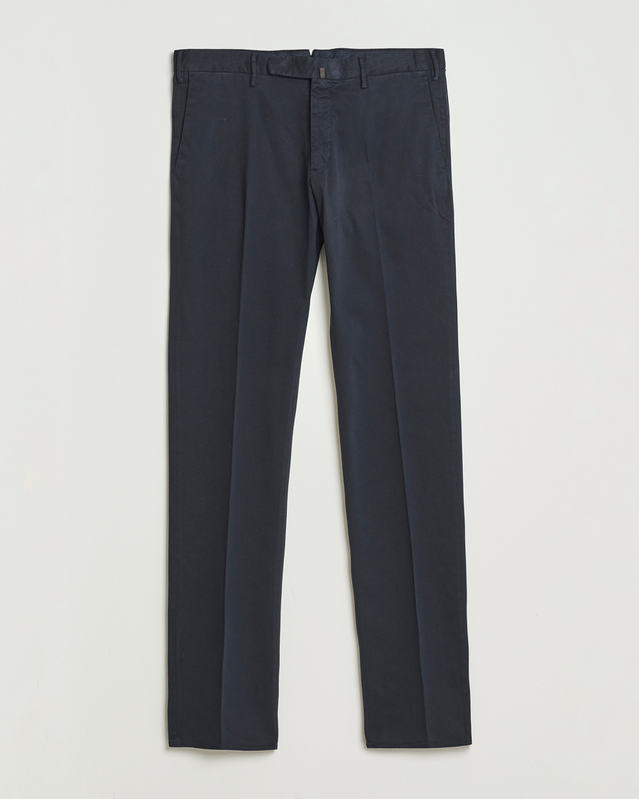 Herr | Byxor | Incotex | Slim Fit Cotton Stretch Chinos Navy