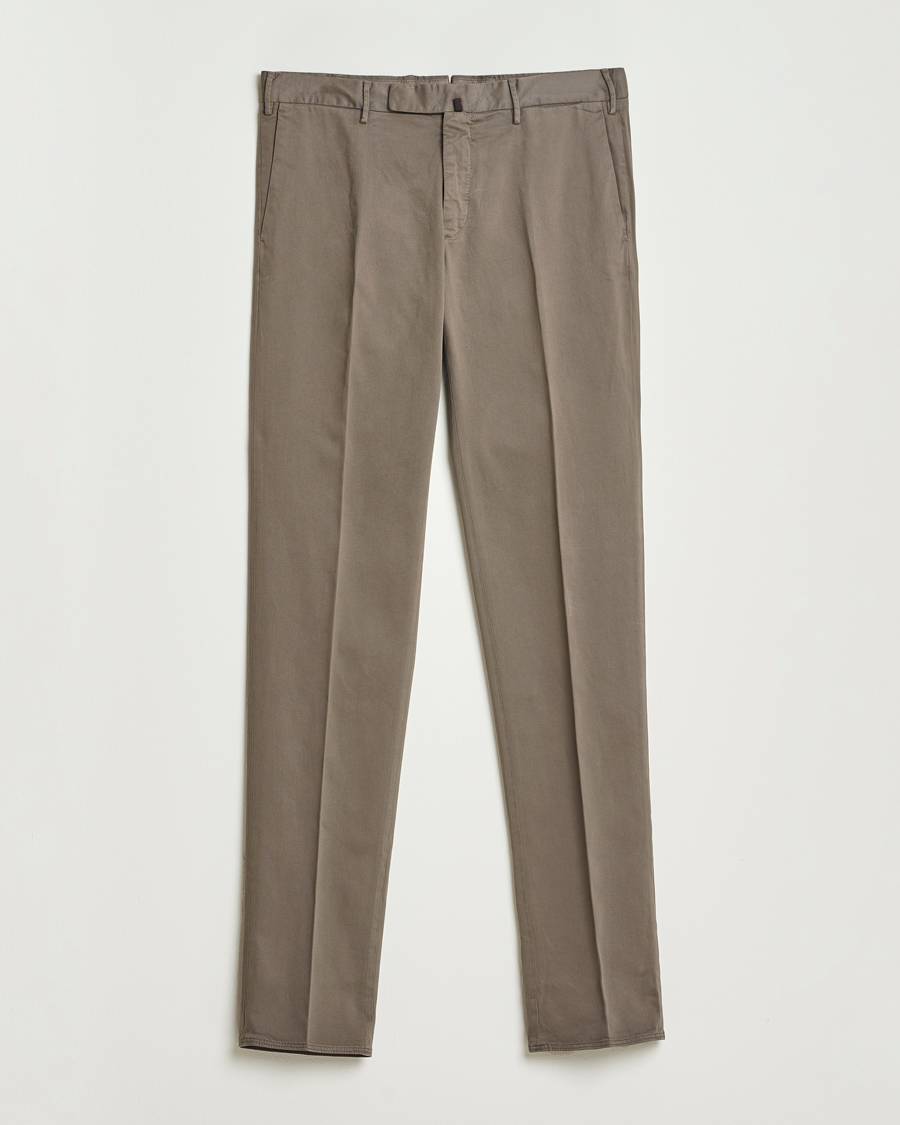 Herr | Byxor | Incotex | Slim Fit Cotton Stretch Chinos Grey
