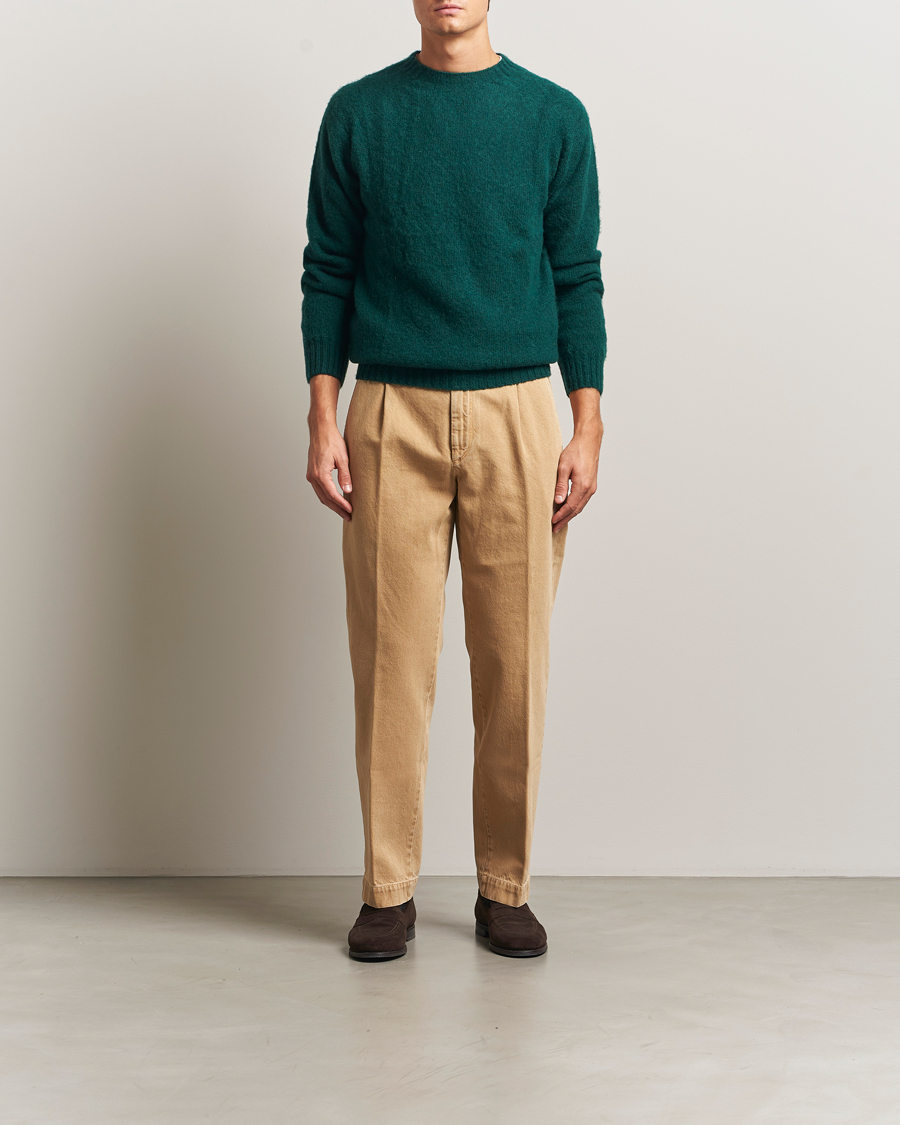 Herr | Byxor | Incotex | Regular Fit Bull Denim Slacks Beige