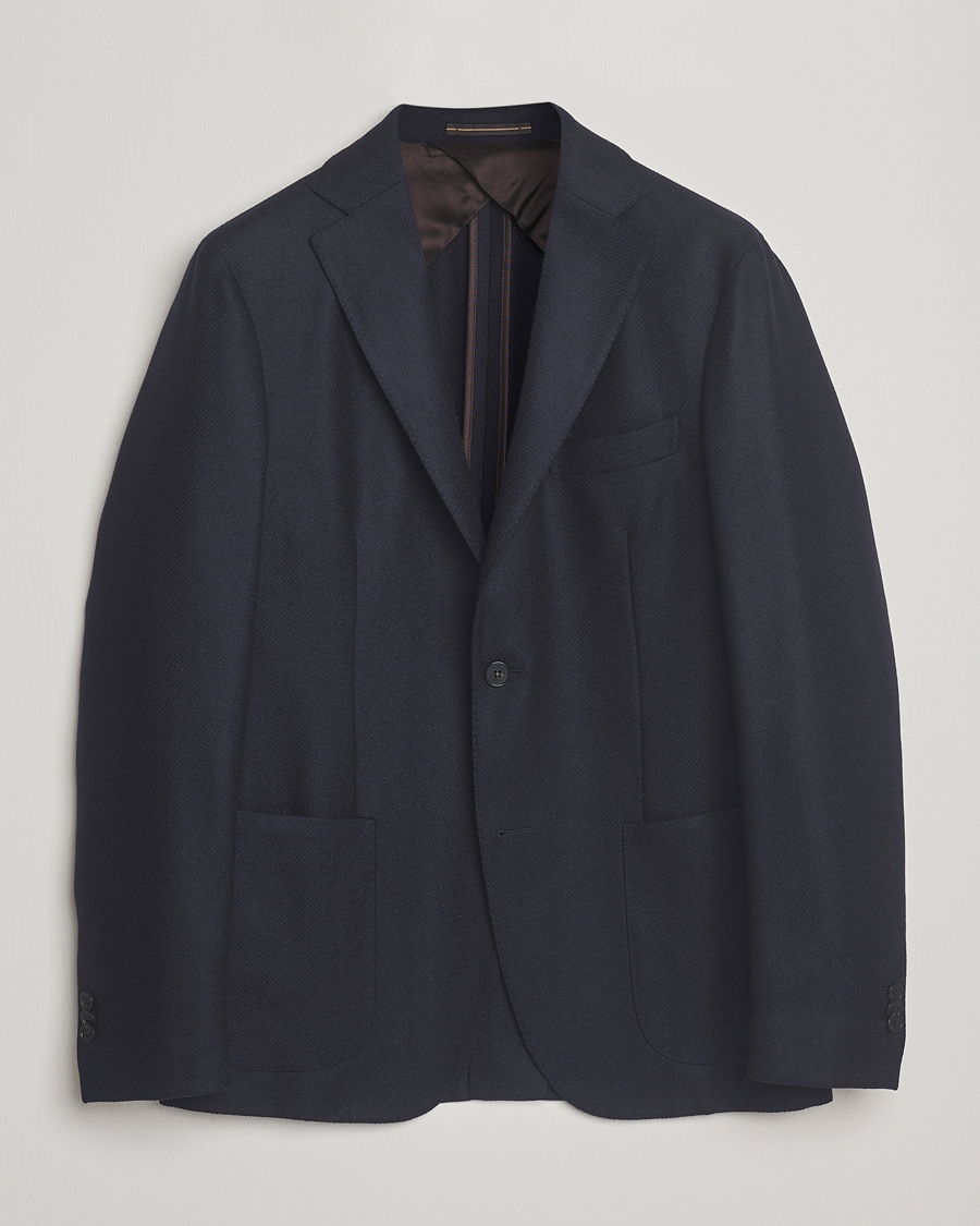 Herr | Kavajer | Incotex | Wool/Cashmere Blazer Navy