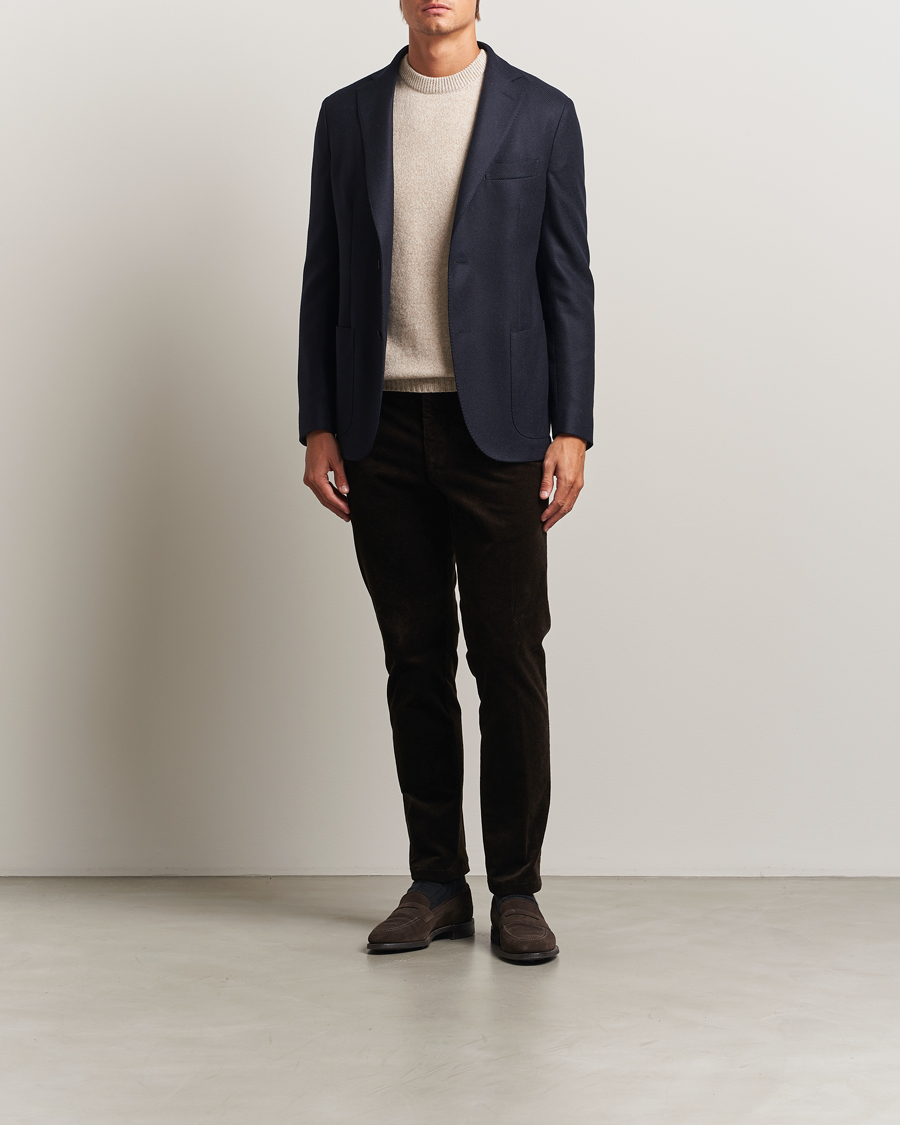 Herr | Kavajer | Incotex | Wool/Cashmere Blazer Navy