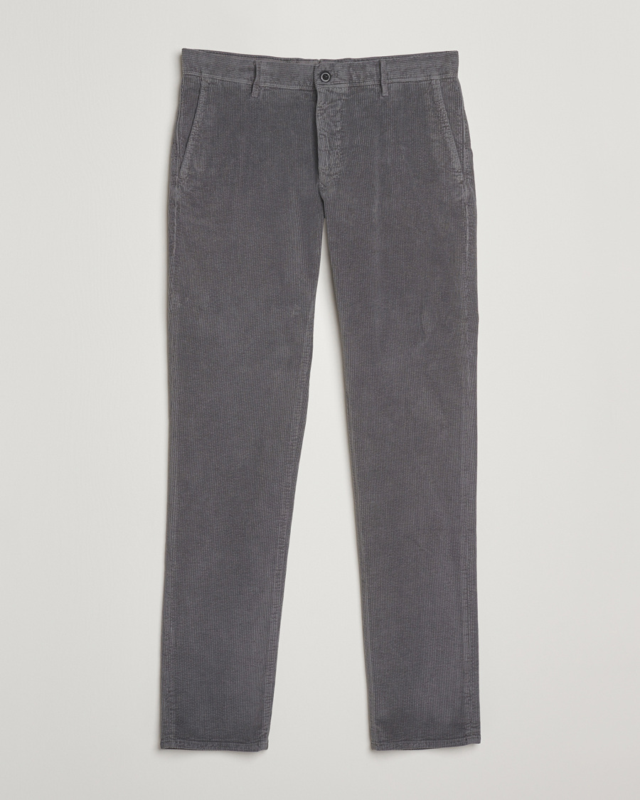 Herr | Byxor | Incotex | Slim Fit Leisure Cord Slacks Grey