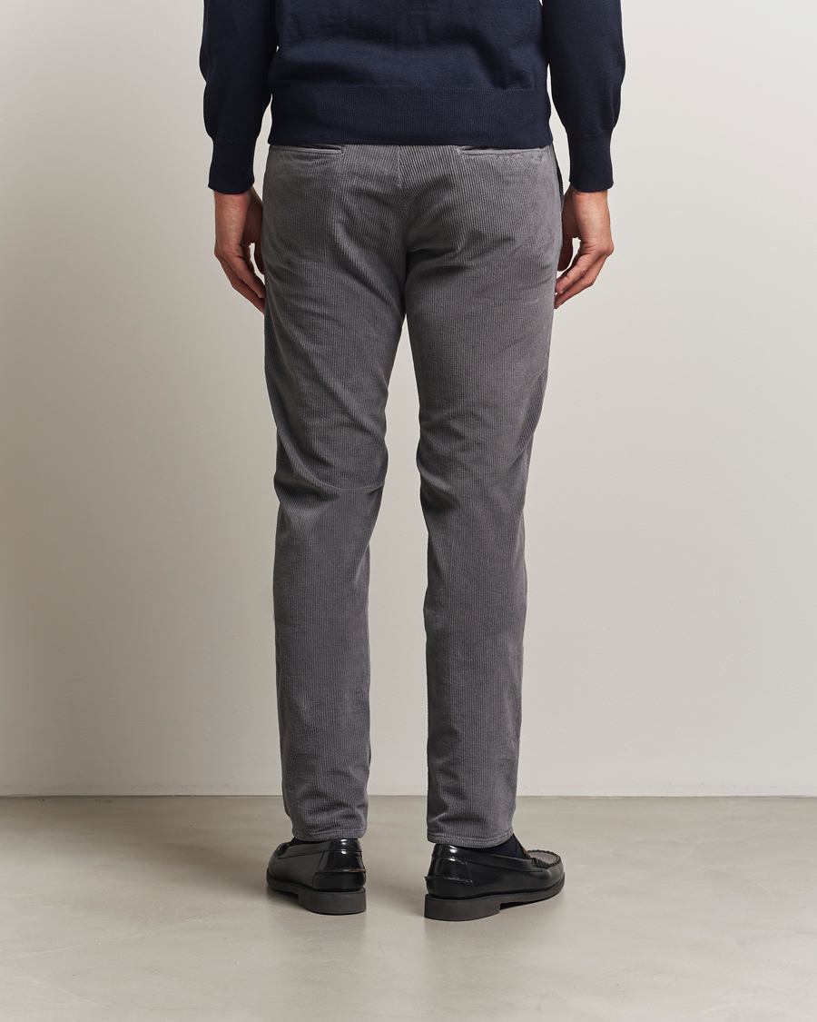 Herr | Byxor | Incotex | Slim Fit Leisure Cord Slacks Grey