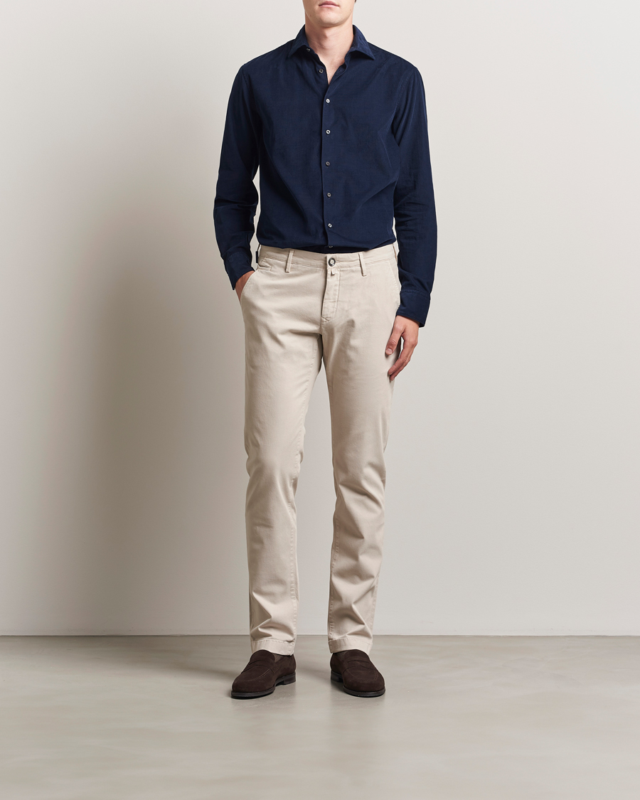 Herr | Byxor | Jacob Cohën | Bobby Cotton Chinos Beige