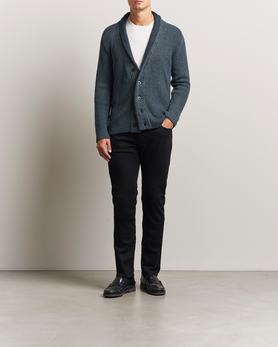 Herr | Jeans | Jacob Cohën | Bard Slim Fit Stretch Jeans Stay Black