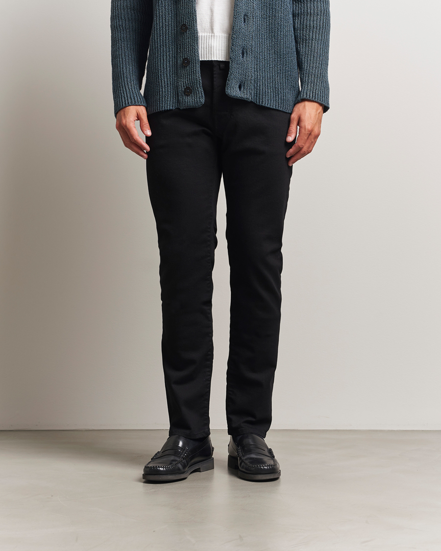 Herr | Jeans | Jacob Cohën | Bard Slim Fit Stretch Jeans Stay Black