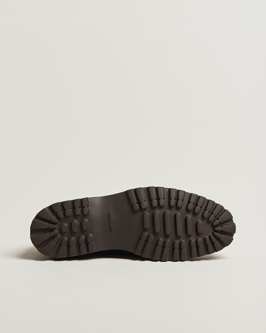Herr | Derbys | John Lobb | Tide Moc Toe Derby Dark Brown Nubuck