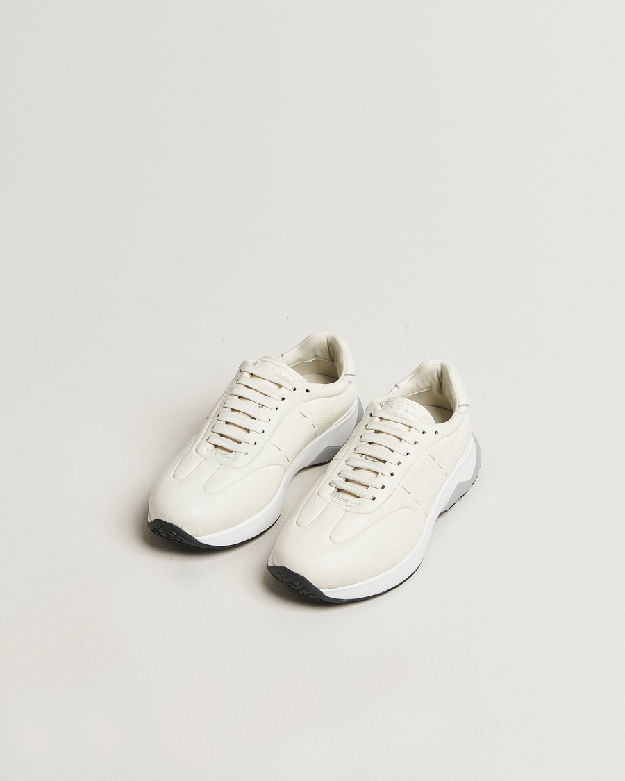 Herr | Sneakers | Kiton | Luxury Running Sneakers White Deerskin