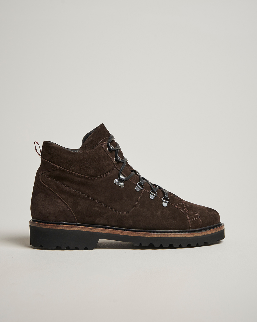 Herr | Kängor | Kiton | St Moritz Winter Boots Dark Brown Suede
