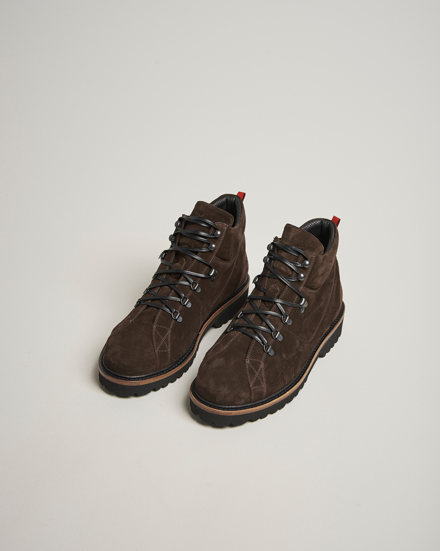 Herr | Kängor | Kiton | St Moritz Winter Boots Dark Brown Suede