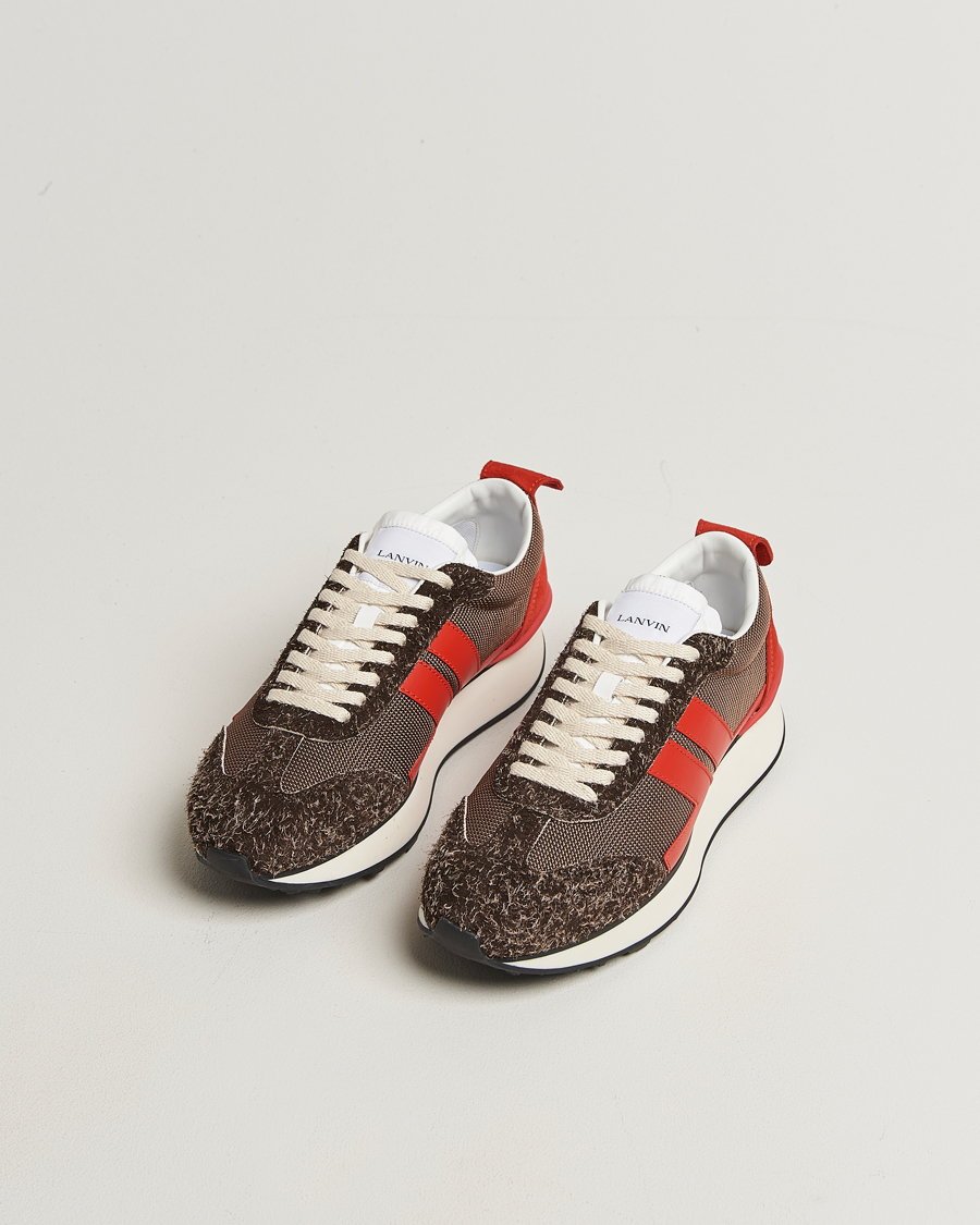 Herr | Sneakers | Lanvin | Bumpr Running Sneakers Brown