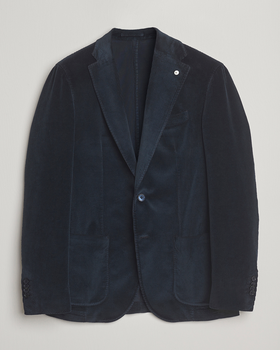 Herr | Kavajer | L.B.M. 1911 | Jack Corduroy Blazer Navy