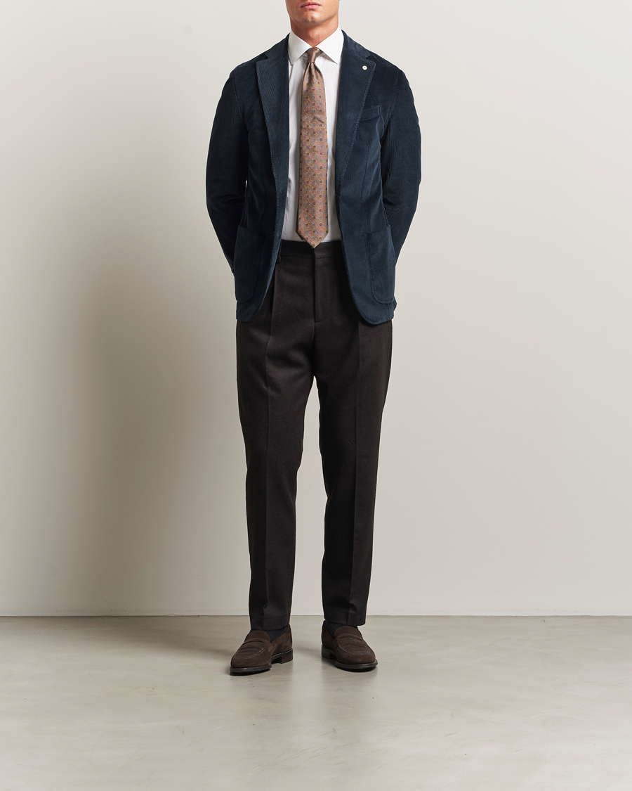 Herr | Kavajer | L.B.M. 1911 | Jack Corduroy Blazer Navy