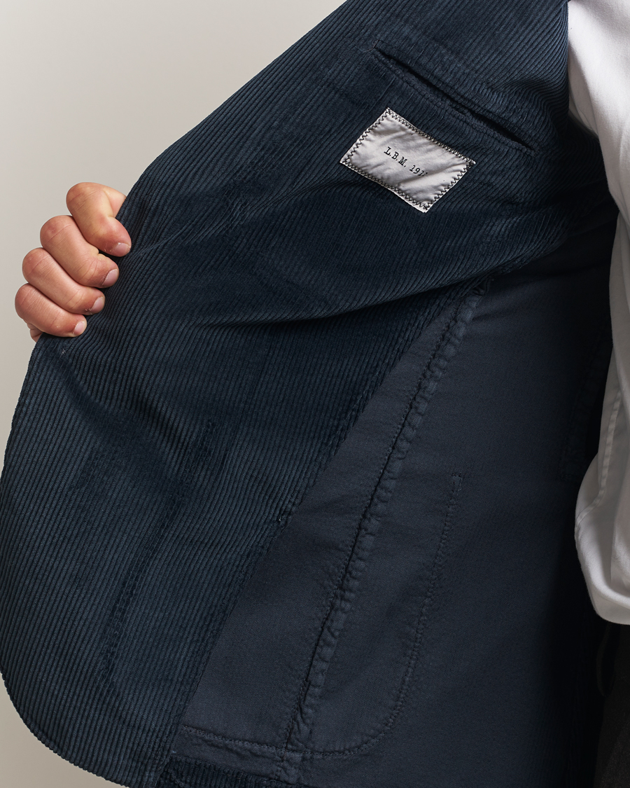 Herr | Kavajer | L.B.M. 1911 | Jack Corduroy Blazer Navy