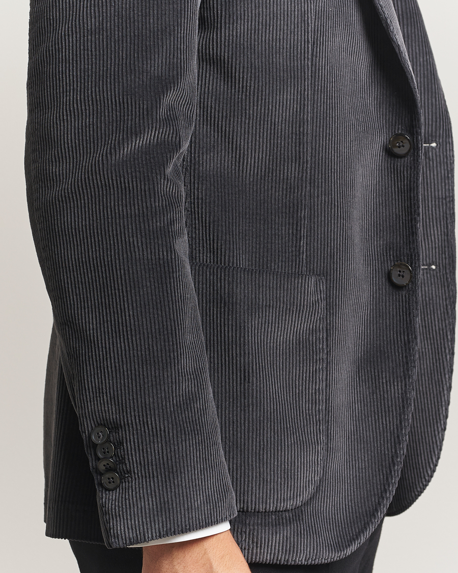Herr | Kavajer | L.B.M. 1911 | Jack Corduroy Blazer Dark Grey