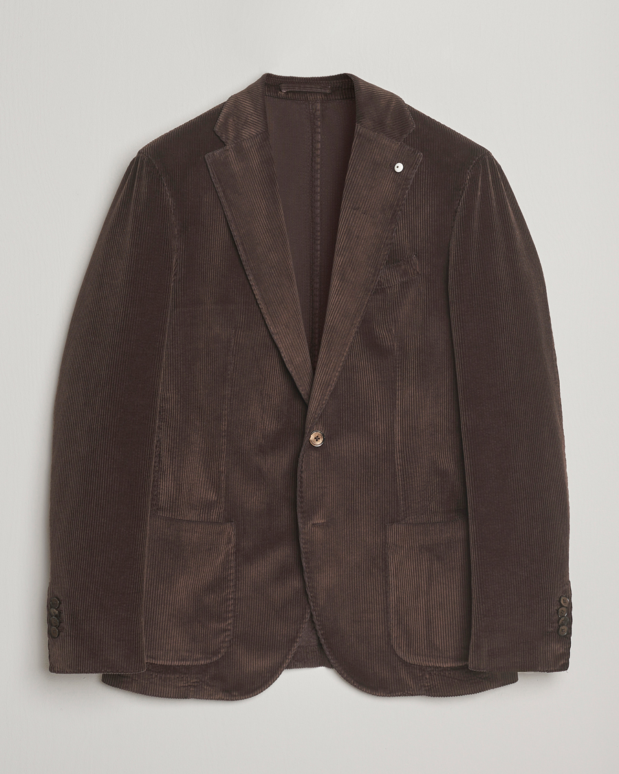 Herr | Kavajer | L.B.M. 1911 | Jack Corduroy Blazer Dark Brown