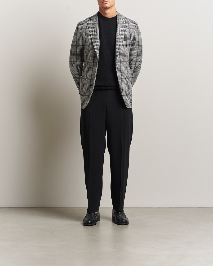 Herr | Kavajer | L.B.M. 1911 | Jack Checked Wool Blazer Grey