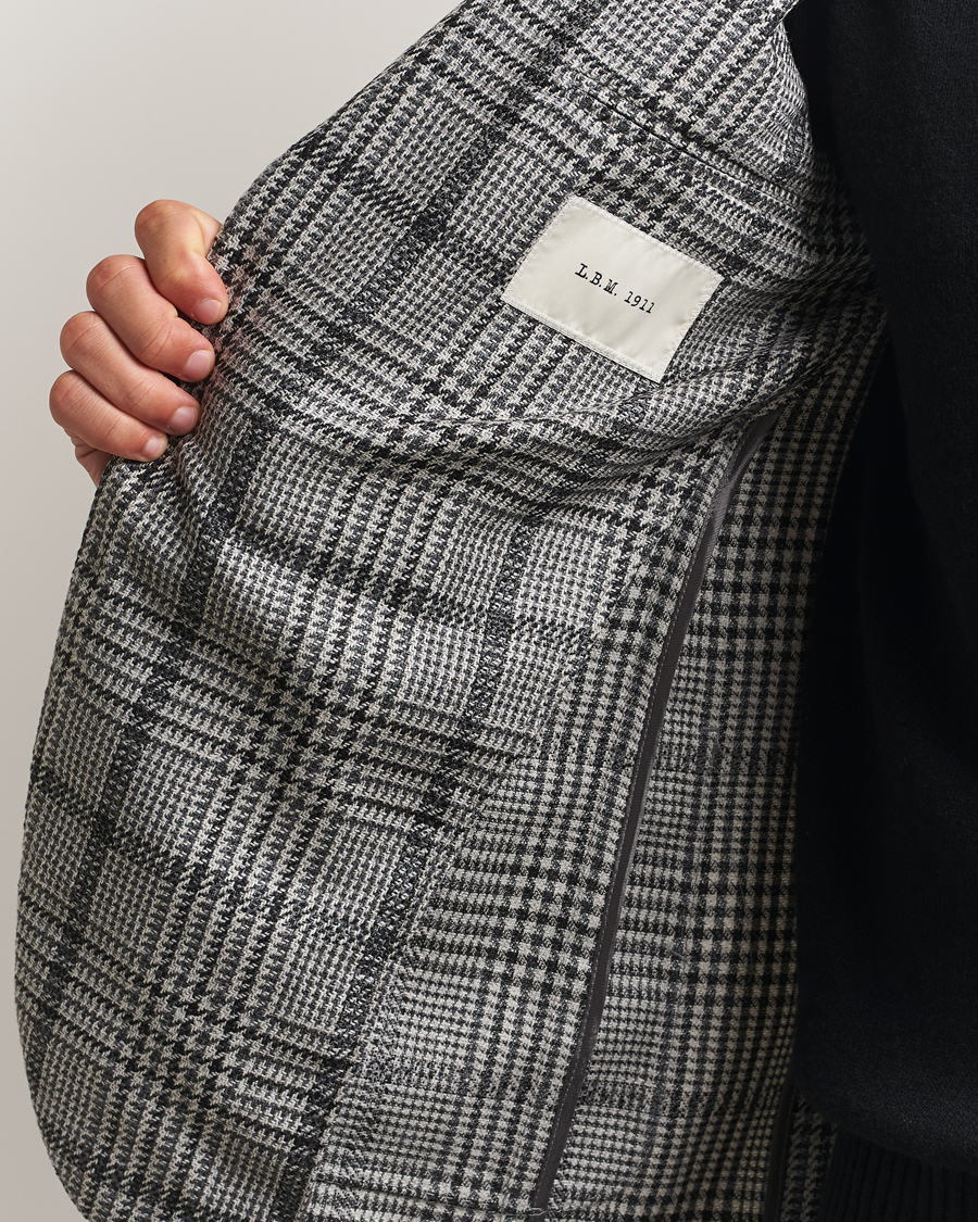 Herr | Kavajer | L.B.M. 1911 | Jack Checked Wool Blazer Grey