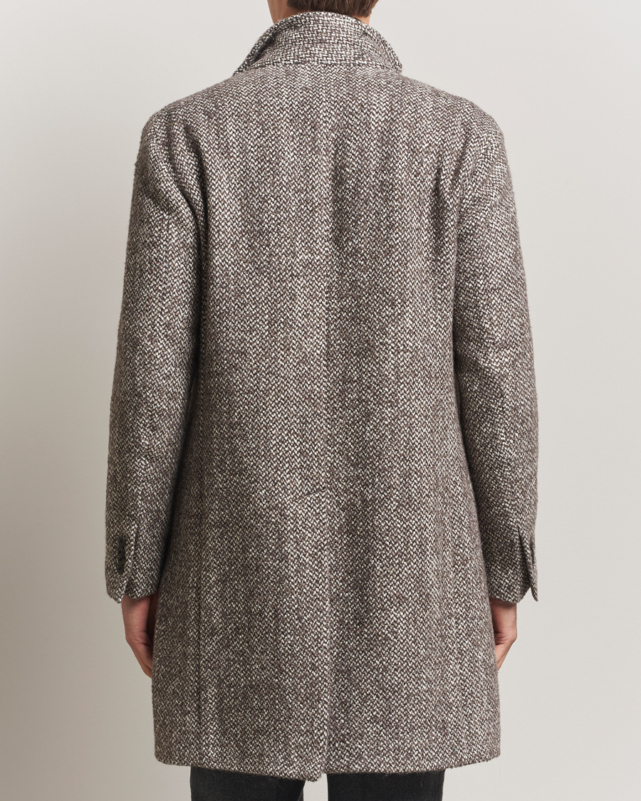 Herr | Jackor | L.B.M. 1911 | Structure Wool Coat Brown