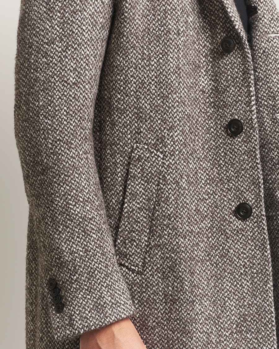 Herr | Jackor | L.B.M. 1911 | Structure Wool Coat Brown