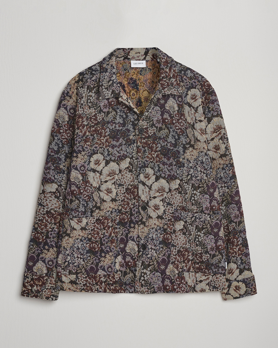 Herr | Skjortor | LES DEUX | Hugh Jacqurad Overshirt Black