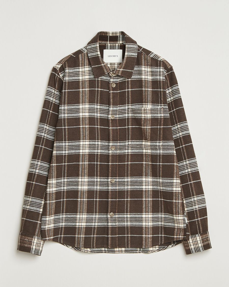 Herr | Skjortor | LES DEUX | Lennon Check Overshirt Delicioso