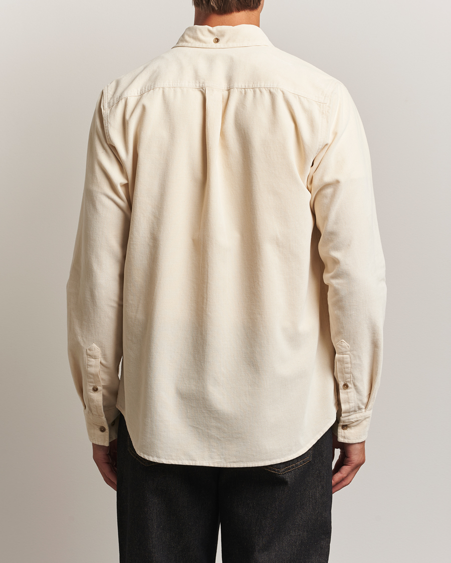 Herr | Skjortor | LES DEUX | Konrad Pinwale Corduroy Shirt Ivory