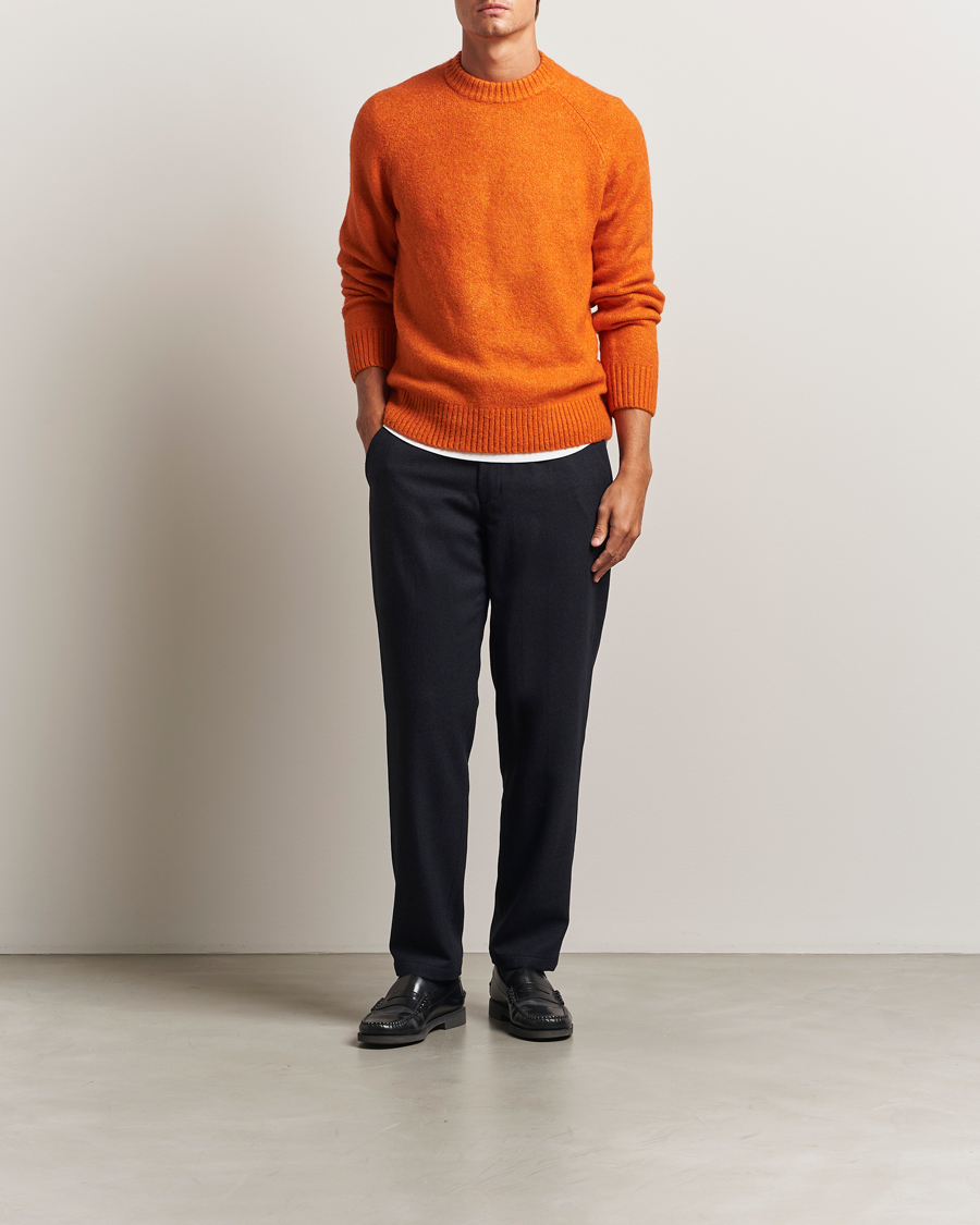 Herr | Byxor | LES DEUX | Como Reg Wool Pants Dark Navy