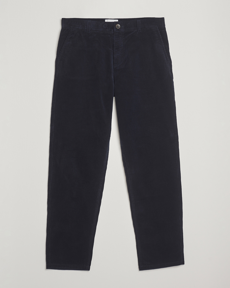 Herr | Byxor | LES DEUX | Kody Corduroy Pants Dark Navy