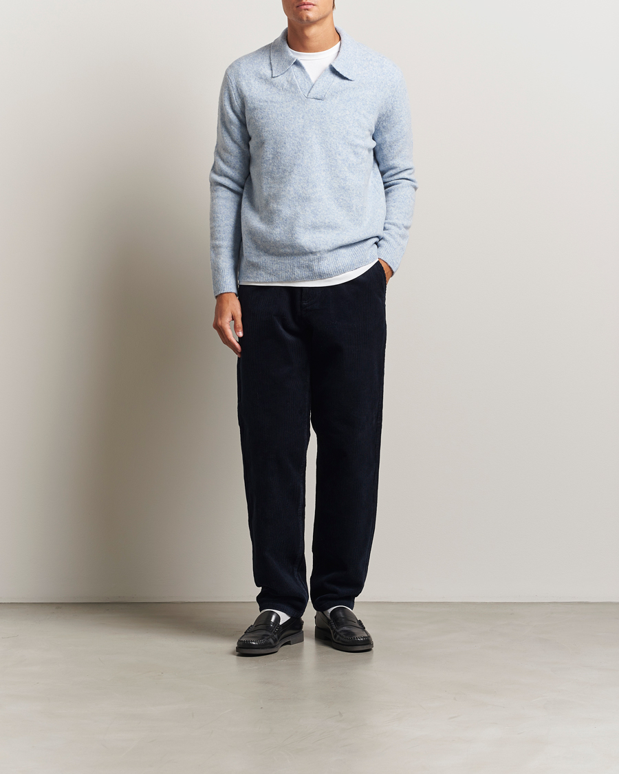 Herr | Byxor | LES DEUX | Kody Corduroy Pants Dark Navy
