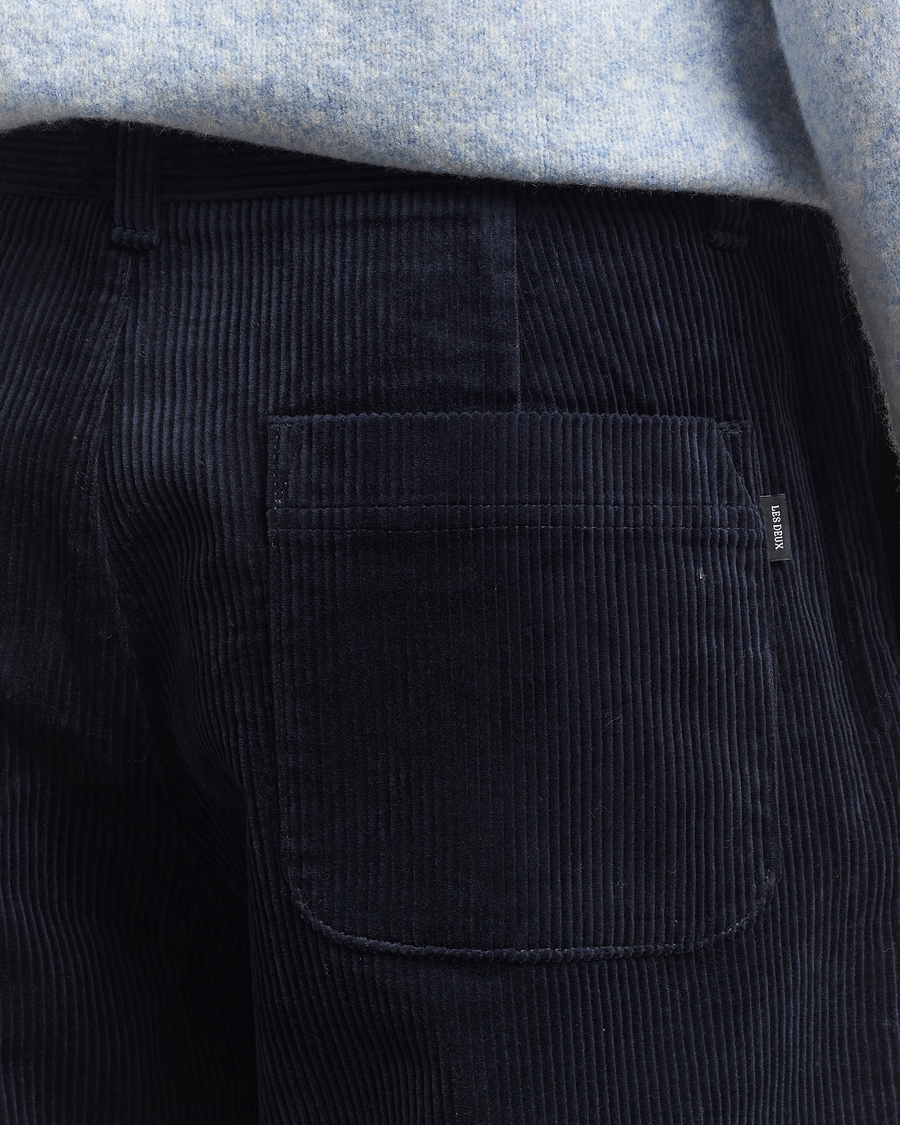 Herr | Byxor | LES DEUX | Kody Corduroy Pants Dark Navy