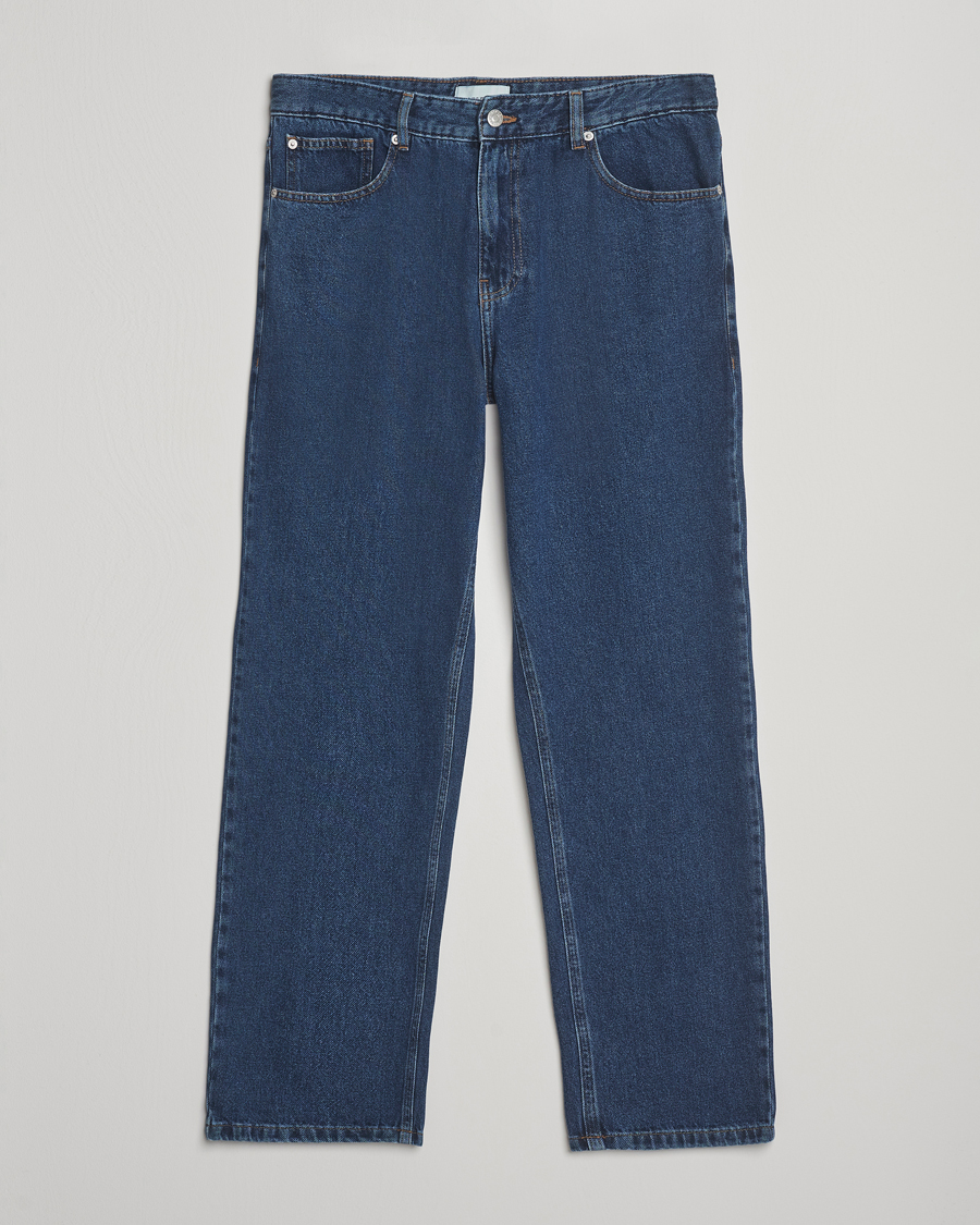 Herr | Jeans | LES DEUX | Ryder Washed Denim Jeans Medium Indigo Wash