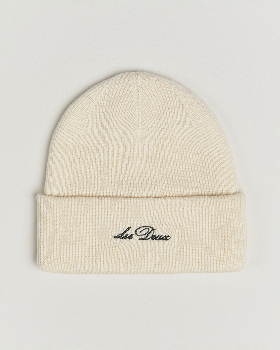 Herr | Mössor | LES DEUX | Wayne Wool Beanie Ivory