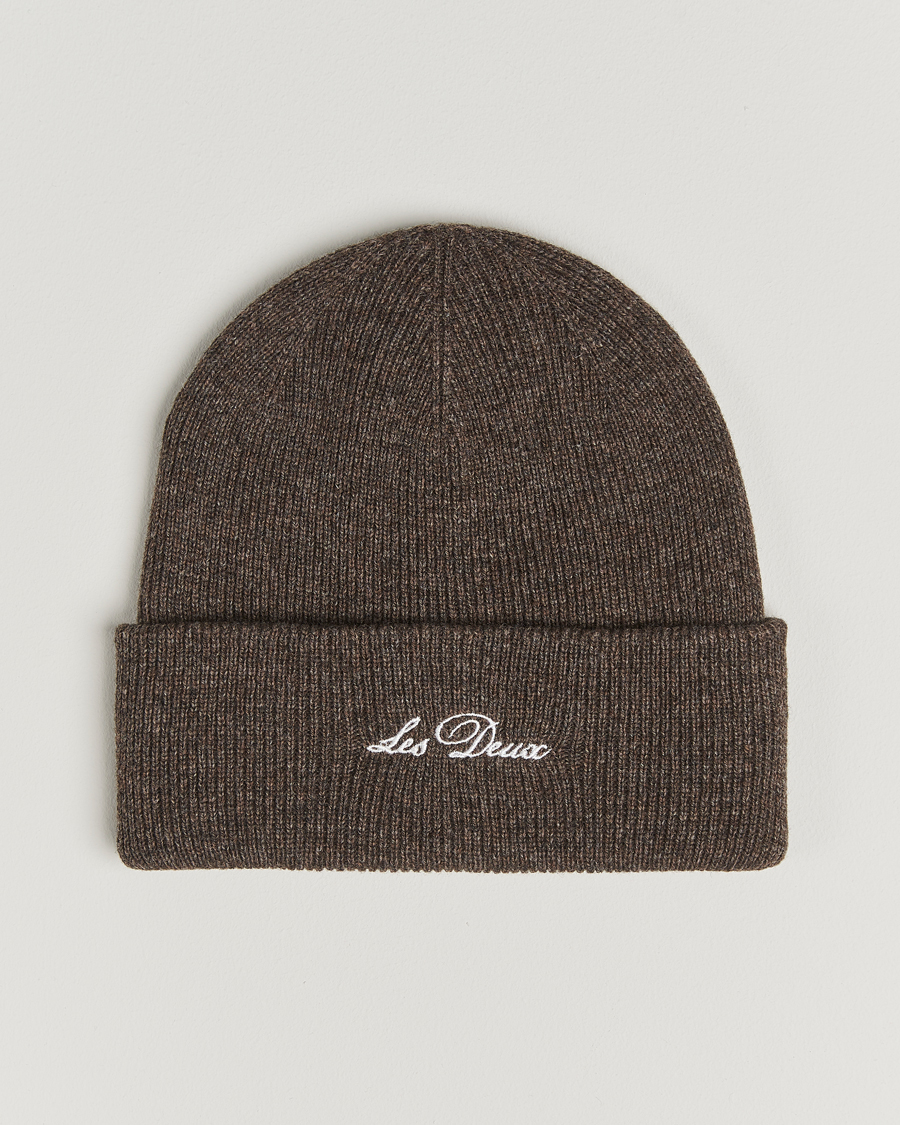 Herr | Mössor | LES DEUX | Wayne Wool Beanie Mountain Gray