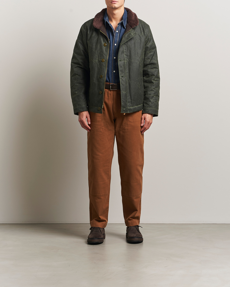 Herr | Jackor | Manifattura Ceccarelli | Deck Jacket Dark Green