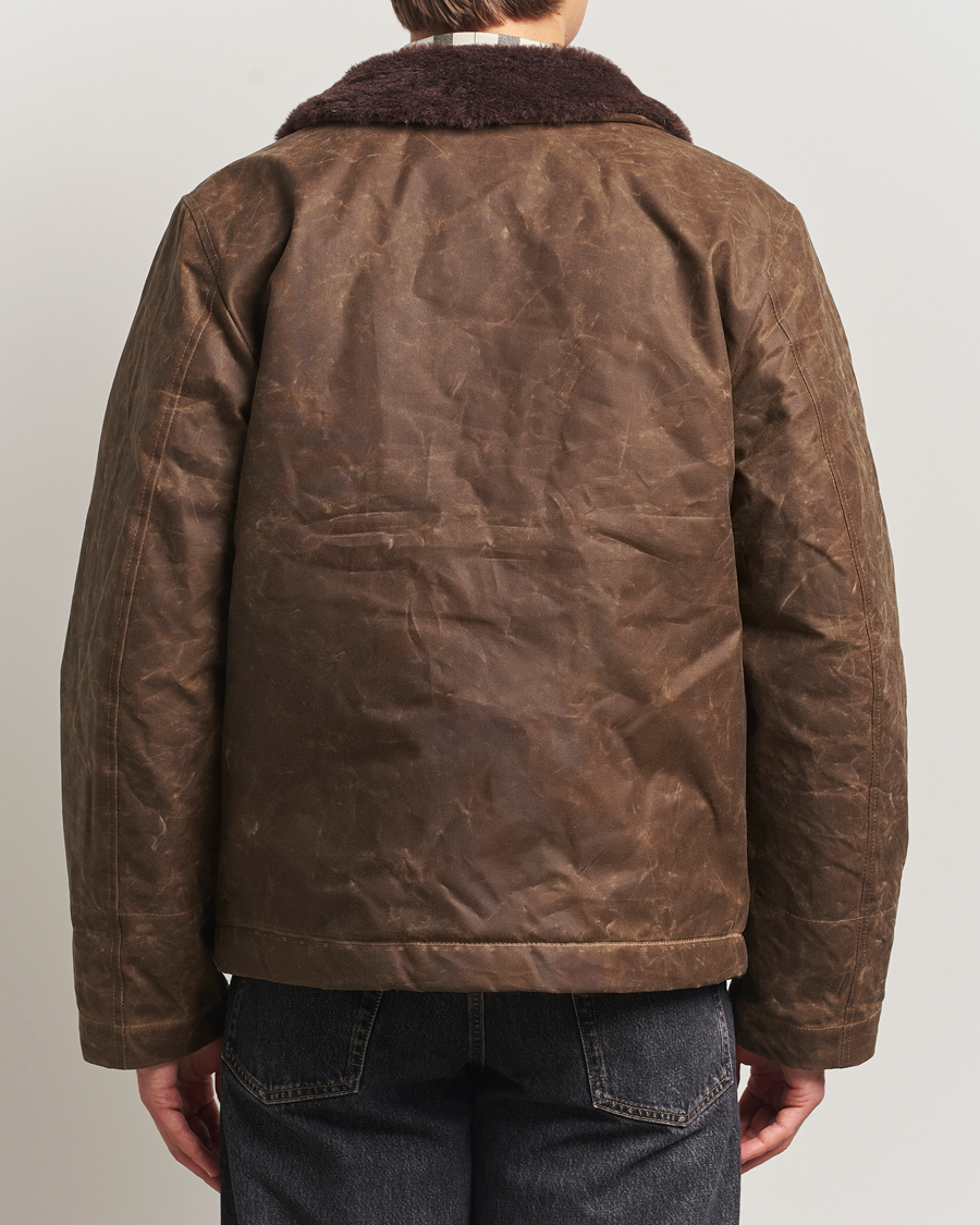 Herr | Jackor | Manifattura Ceccarelli | Deck Jacket Dark Tan
