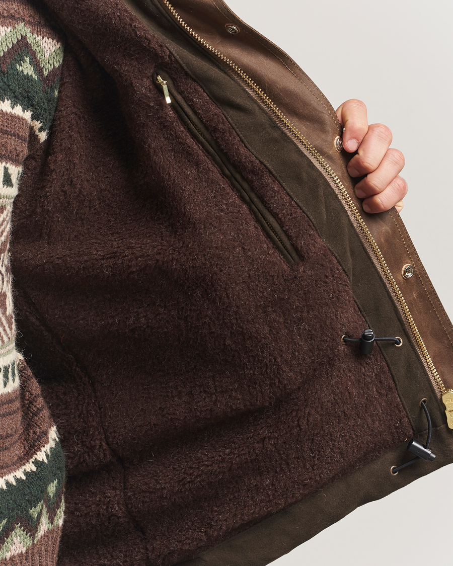 Herr | Jackor | Manifattura Ceccarelli | Mountain Jacket Dark Tan