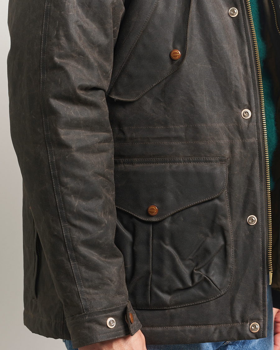 Herr | Jackor | Manifattura Ceccarelli | New Fisherman Parka Chocolate