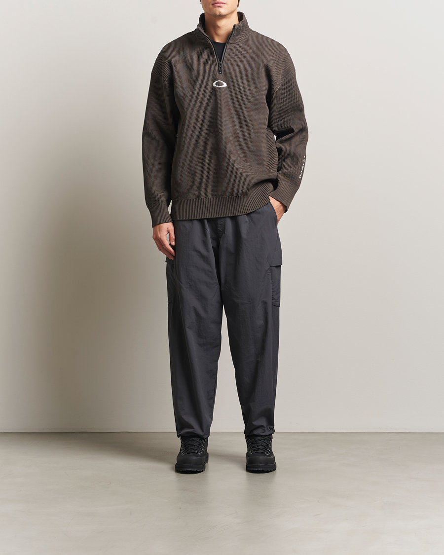 Herr | Tröjor | Oakley | FGL New Retro Half Zip Sweater Black