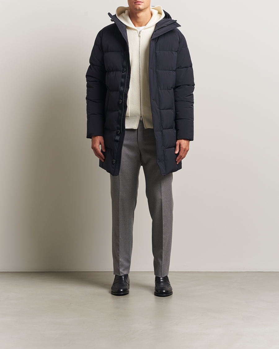 Herr | Jackor | Oscar Jacobson | Padded Parka Navy