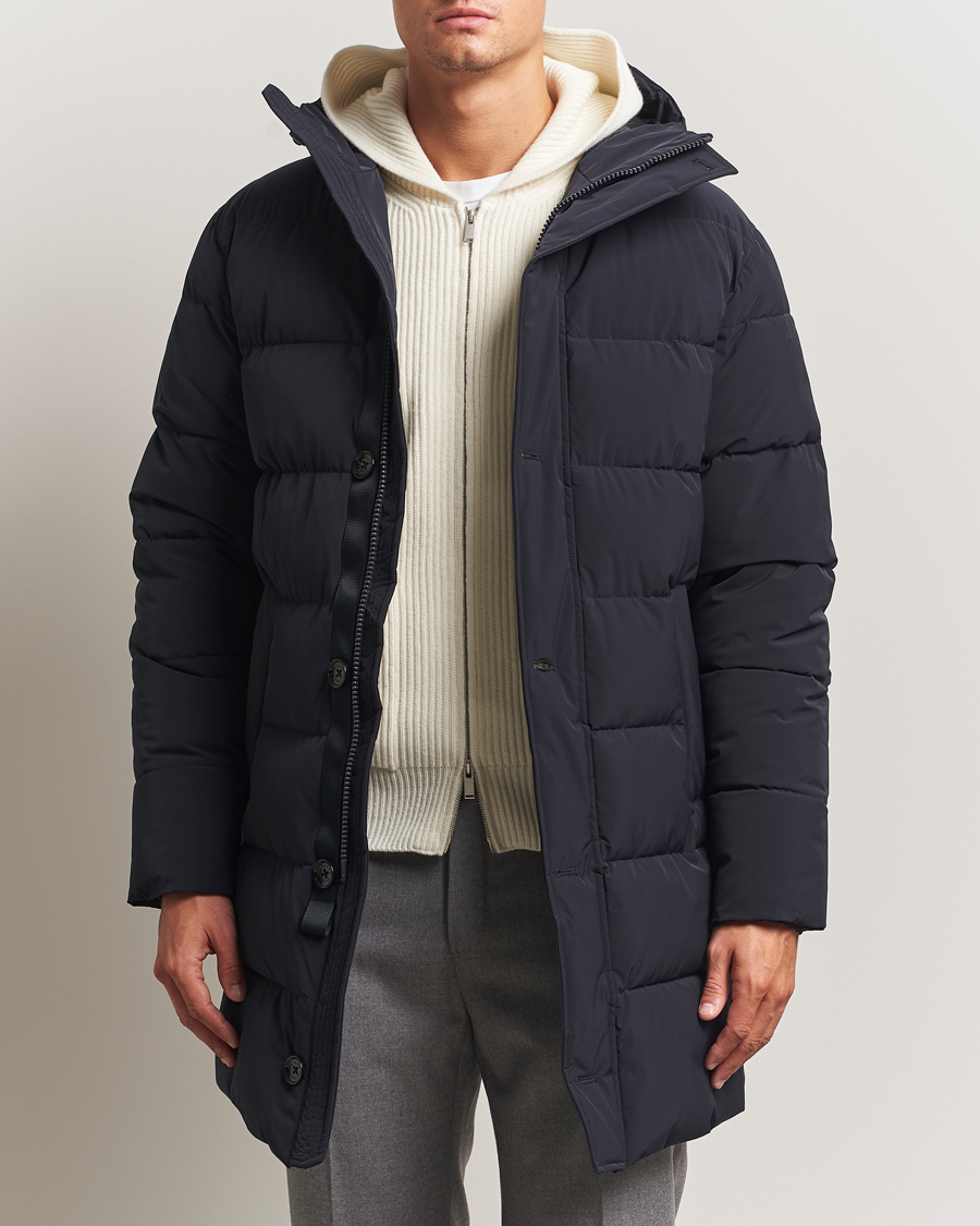 Herr | Jackor | Oscar Jacobson | Padded Parka Navy