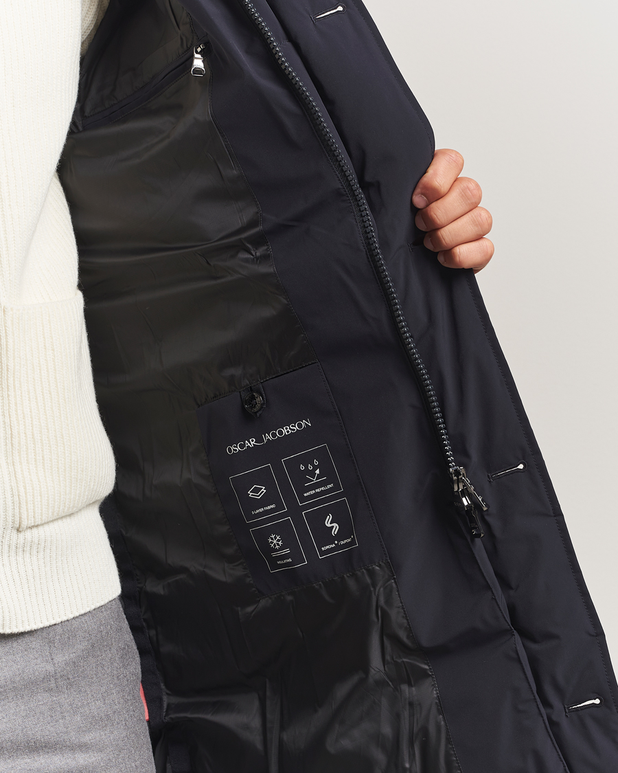 Herr | Jackor | Oscar Jacobson | Padded Parka Navy