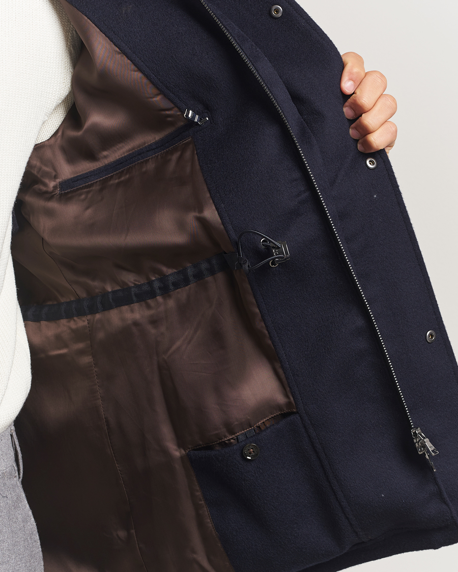 Herr | Jackor | Oscar Jacobson | Traveler Wool Jacket Navy