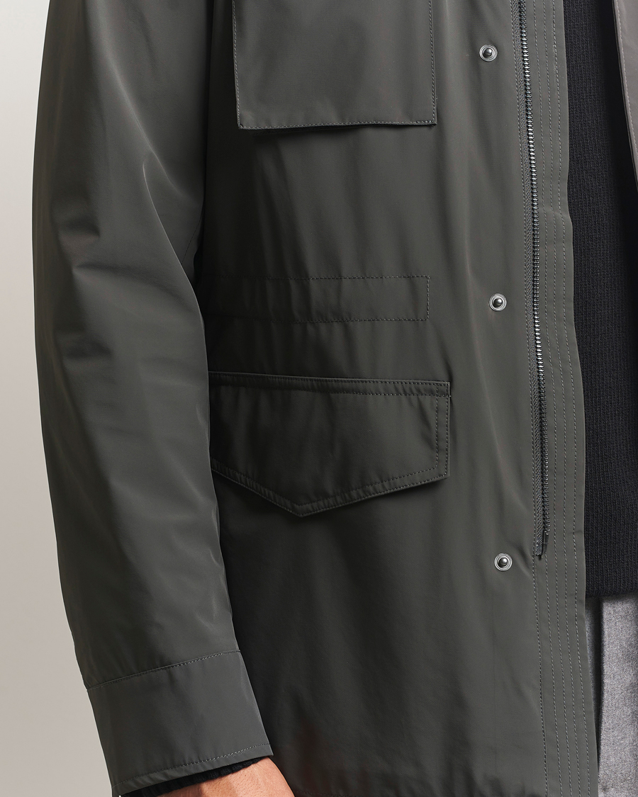 Herr | Jackor | Oscar Jacobson | M65 Nylon Field Jacket Olive